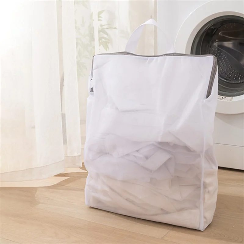 Upgraded Laundry Hand Bags Reusable Washing Machine Clothing Care Wash Bag Mesh Net Bra Socks Lingerie Underwear Laundry Storage