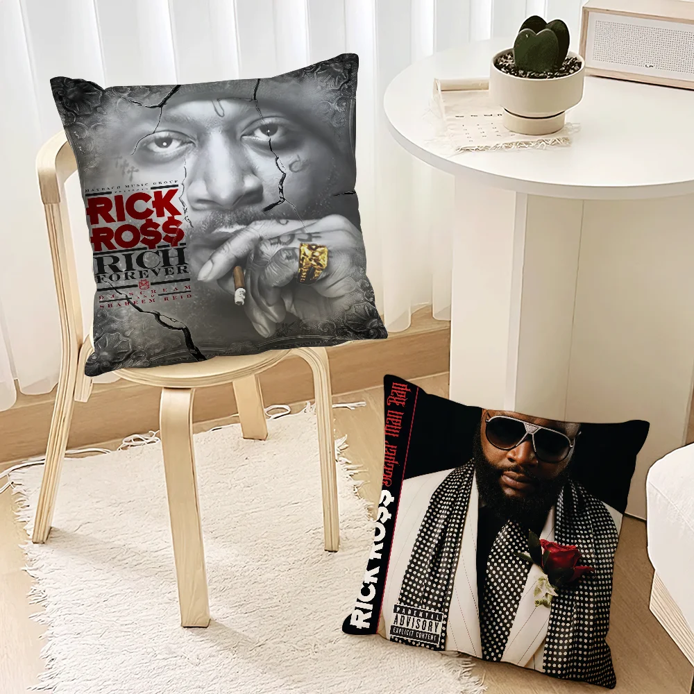 Rapper Rick Ross Port Of Miami cushion  For Bedroom Car Coffee Shop Room Soft and Living Room Sofa Decorative Pillow Cover Case