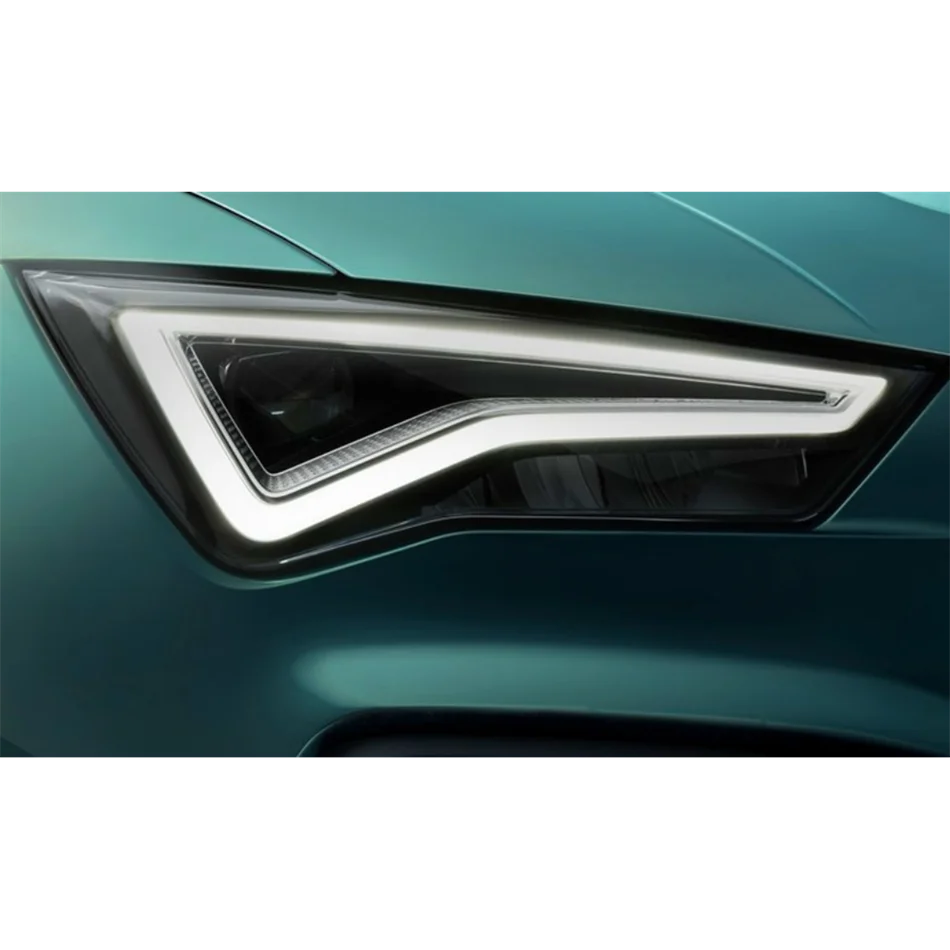 For Seat Ateca 2020 2021 2022 2023 2024 2025 2026 Lampcover Caps Headlamp Shell Car Front Headlight Lens Cover Lights Shell