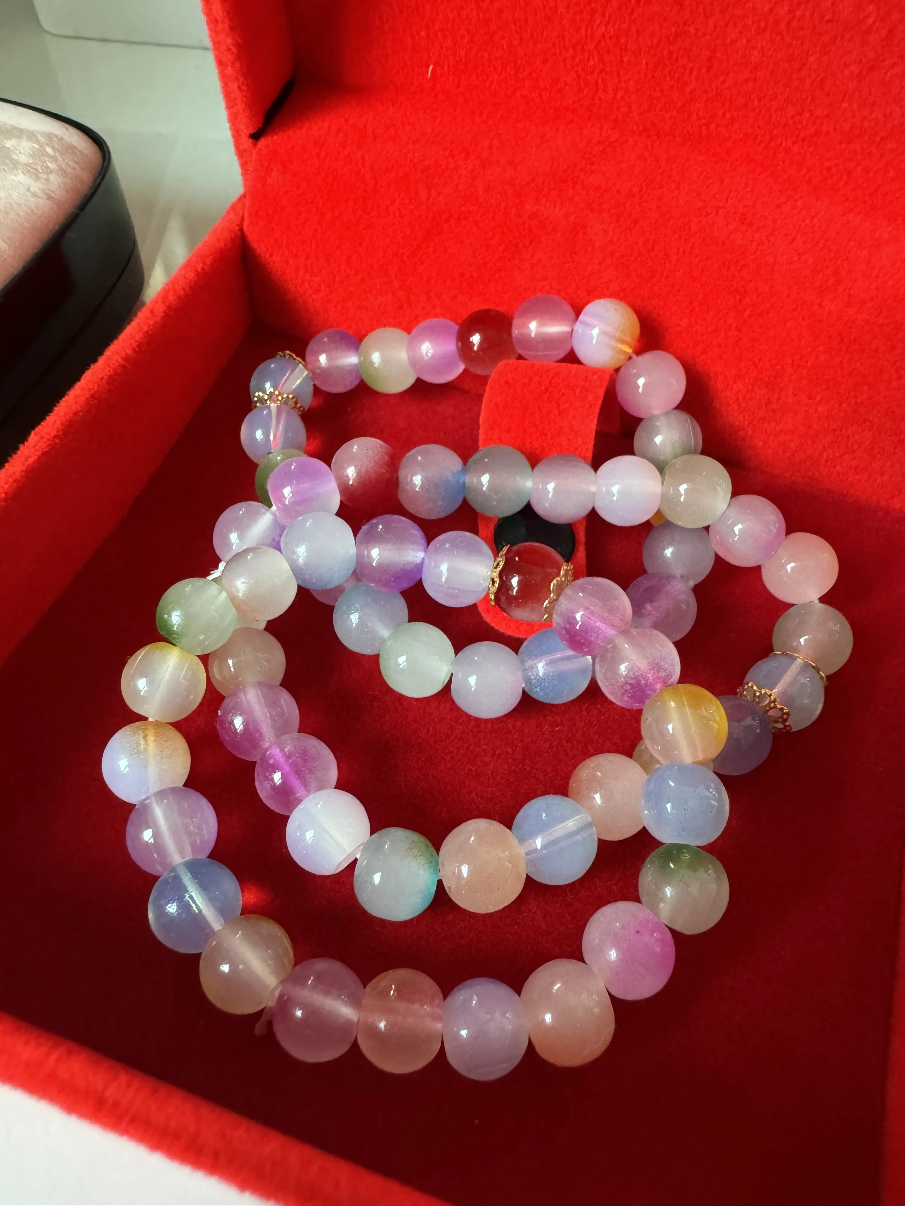 1 قطعة جديد بسيط الخرز كريستال سوار للنساء الفتيات الكورية Ins الأبيض اليشم بودي الجذر أساور الصداقة مجوهرات هدايا