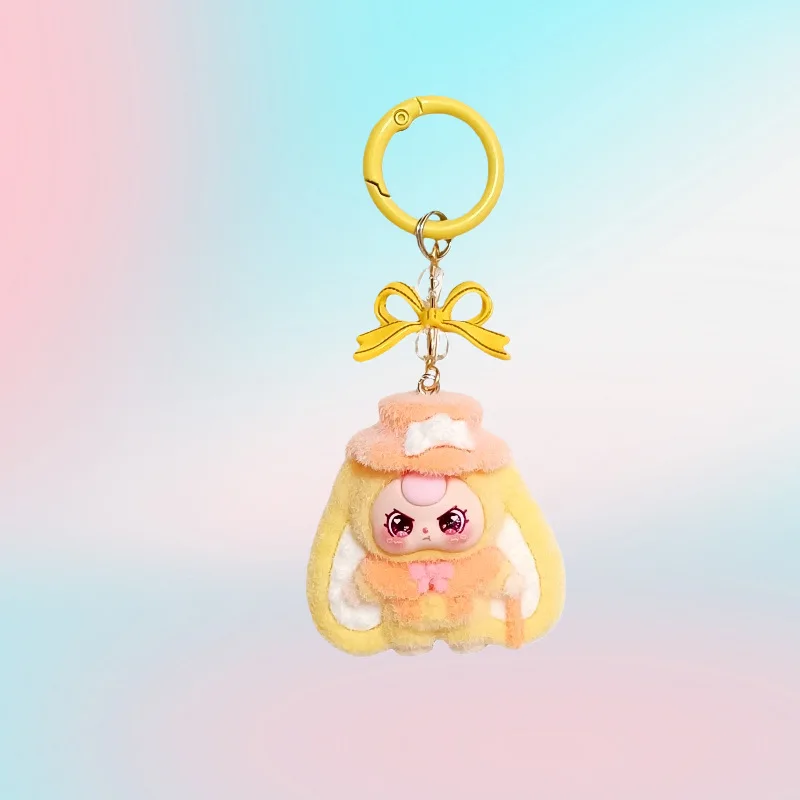 أفخم الطفل المفاتيح قلادة Bowknot حقيبة معلقة معلقة للهاتف المحمول ديكور سحر كيرينغ سيارة على ظهره ديكور هدية #4