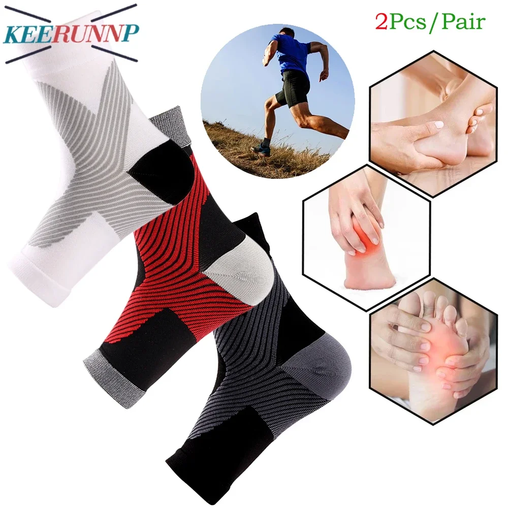 1Pair Soothe Socks for Neuropathy Pain,Soothesock Ankle Brace Compression Support,Soothe Socks Arch Support for Women Men,Sprain