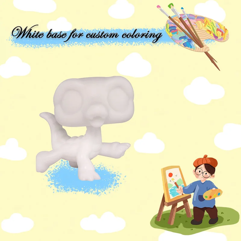 

DIY White Mold Crocodile Mold Parent-child Interactive Toy Children's Toy Cultivating Children's Drawing and Manual Skills