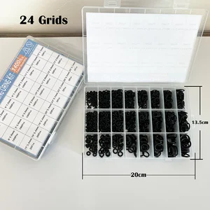 Schwarzer NBR O-Ring-Versiegelungswaschmaschine, O-Ring, Wasserhahnauto, Pinumbrett, ölbeständige, hohe Temperatur, CS, Oring-Kit, 1,0-3,1 mm, 2840p 10 Hauptverkaufsgerät CS - №7