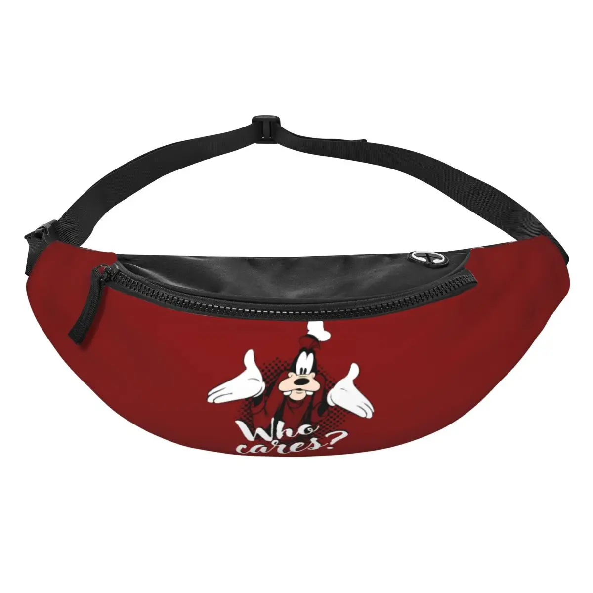 

Custom G-Goofy Cartoon Goof Fanny Pack Men Women Anime Cartoon Crossbody Waist Bag for Hiking Phone Money Pouch