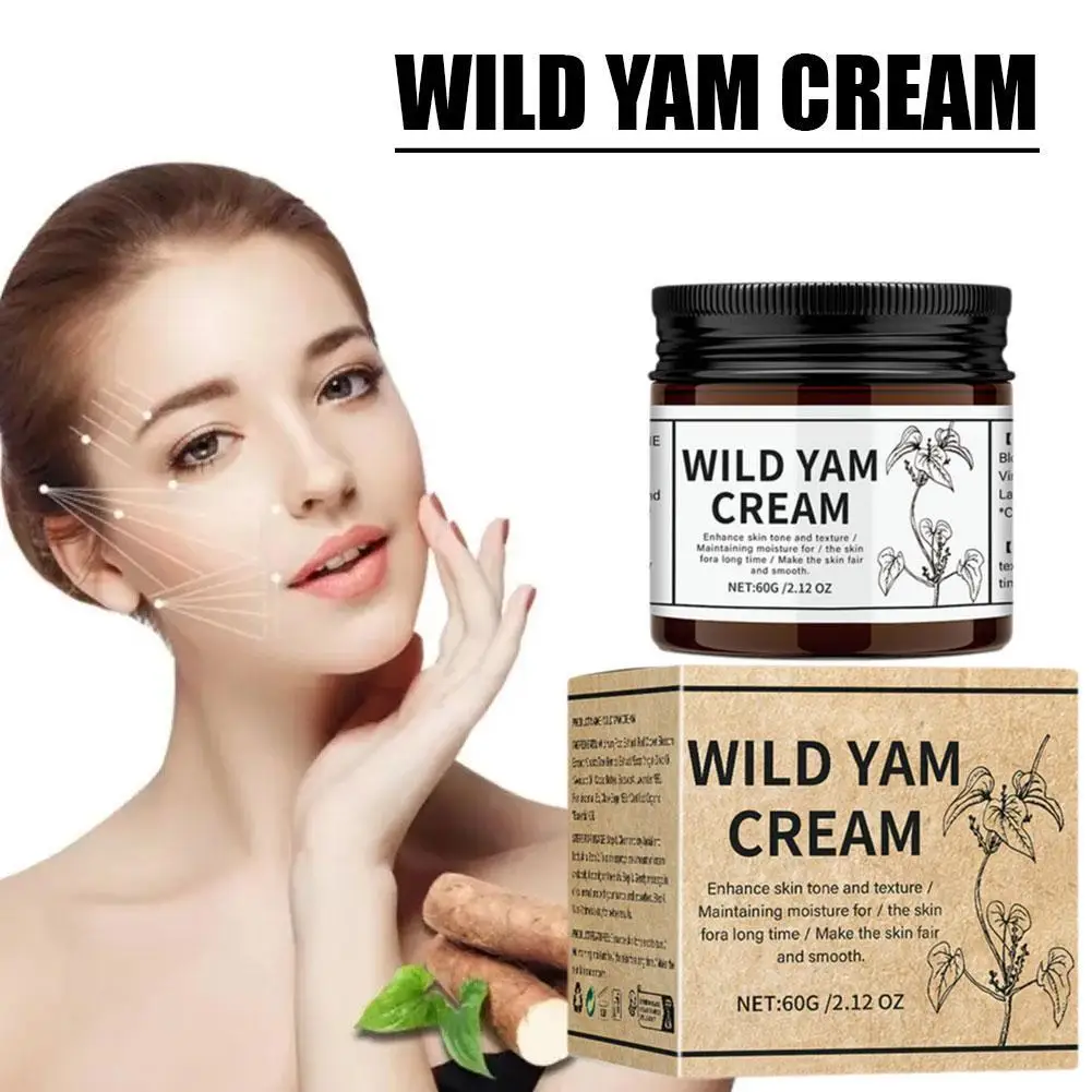 Balsam Wild Yam Krem wyważający łagodzi warunki skórne Hormon Organiczny balsam wyważający 60g T2J3