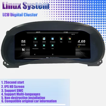 2023 The Lastest For Jeep Wrangler 2011-2017 LCD Digital Cluster Dashboard Panel Virtual Cockpit Instrument Speedometer Car