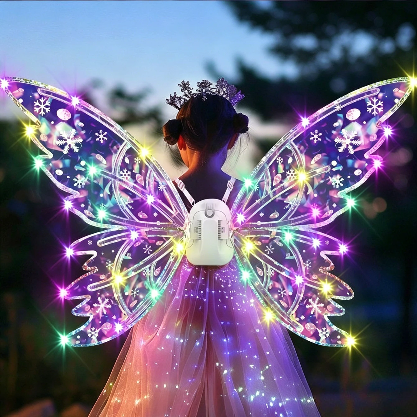 Luminous Electric Butterfly Wings, Angel Wings, Fairy Wings, Children's Electric Toys, Festival Outdoor Decoration, Gift