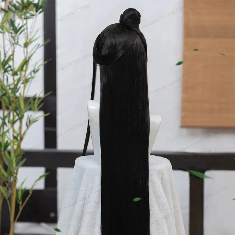 نعمة رسمية لشعر مستعار أنيمي Céu Xie Lian التأثيري، شعر أسود طويل، Tian Guan Ci Fu، Hanfu Xielian، x؛ 2، f؛ 5.n؛