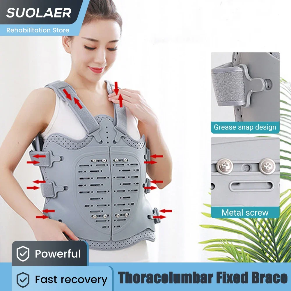 Thoracic Lumbar Spine Fixation Braces Compression Fracture Belts Thoracic Waist Spine Surgery Braces Posture Corrector Support