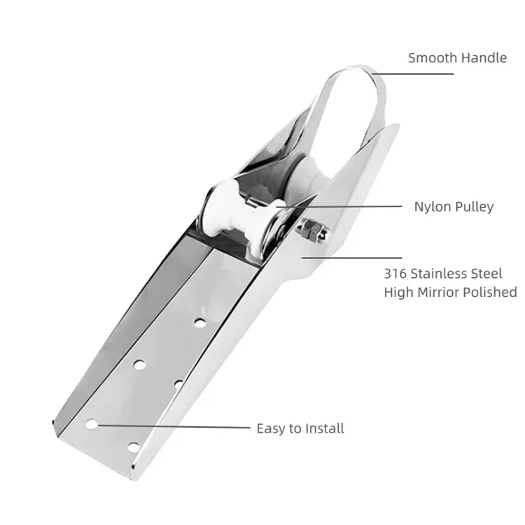 

Высокое качество 316, парусник, парус, лодка, морские аксессуары Aisi316, якорный носовой ролик из нержавеющей стали