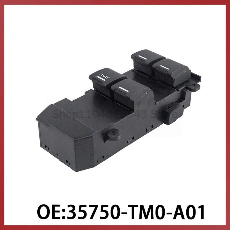 

35750-TM0-A01 Переключатель стеклоподъемника для Honda Civic, правый, 22-контактный