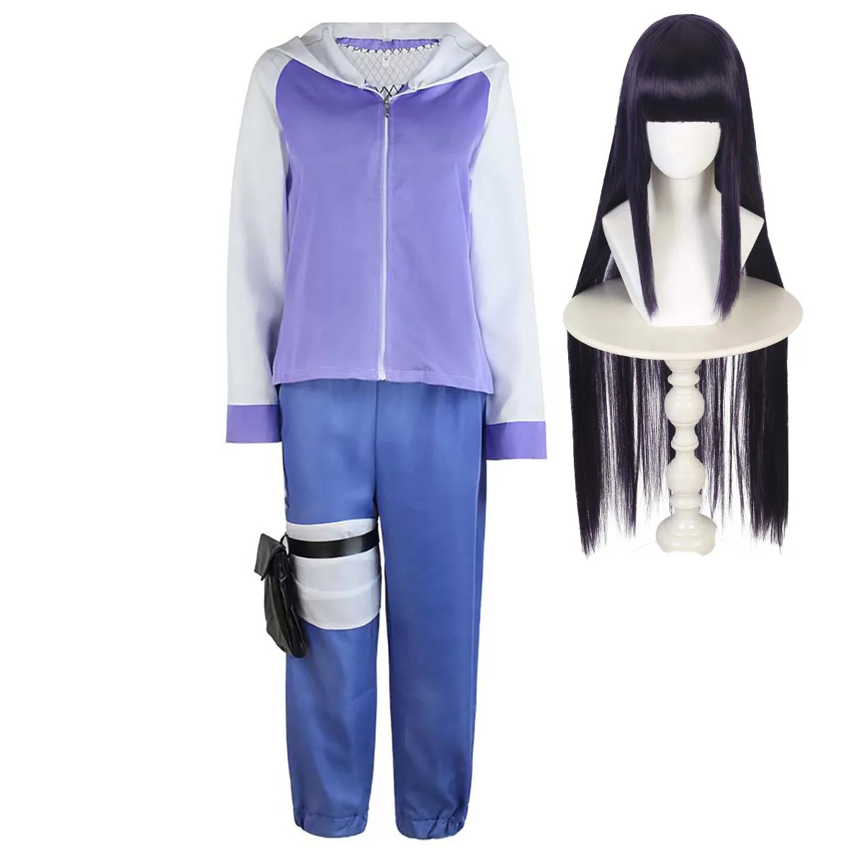 ملابس نسائية أنيمي هيناتا هيوجا باللون الأرجواني #1