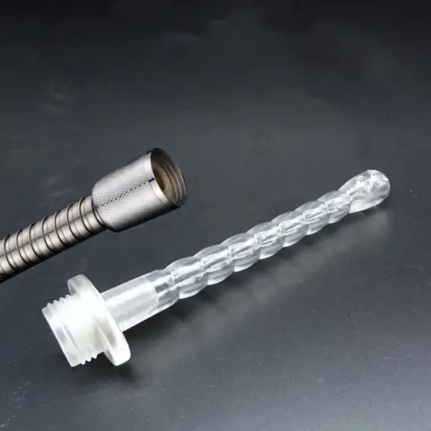 Toilet Bidet Sprayer Transparent Silicone Handheld Spray No Splashing Shattaf Shower Anal Wash Wash Nozzle Hand Shower