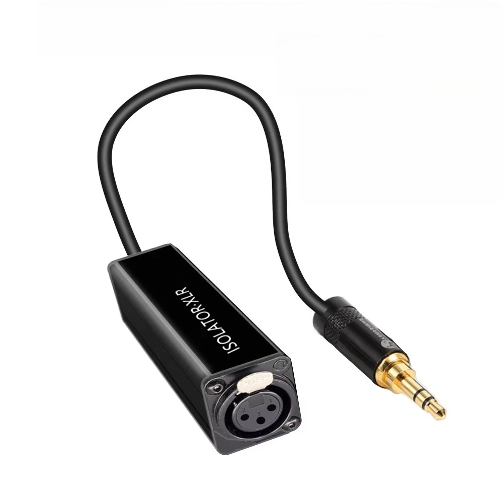 for 6.35 Professional Audio Line Isolator Noise Reduction Audio Isolator Audio Removal Noise Noise Current Sound Muffler