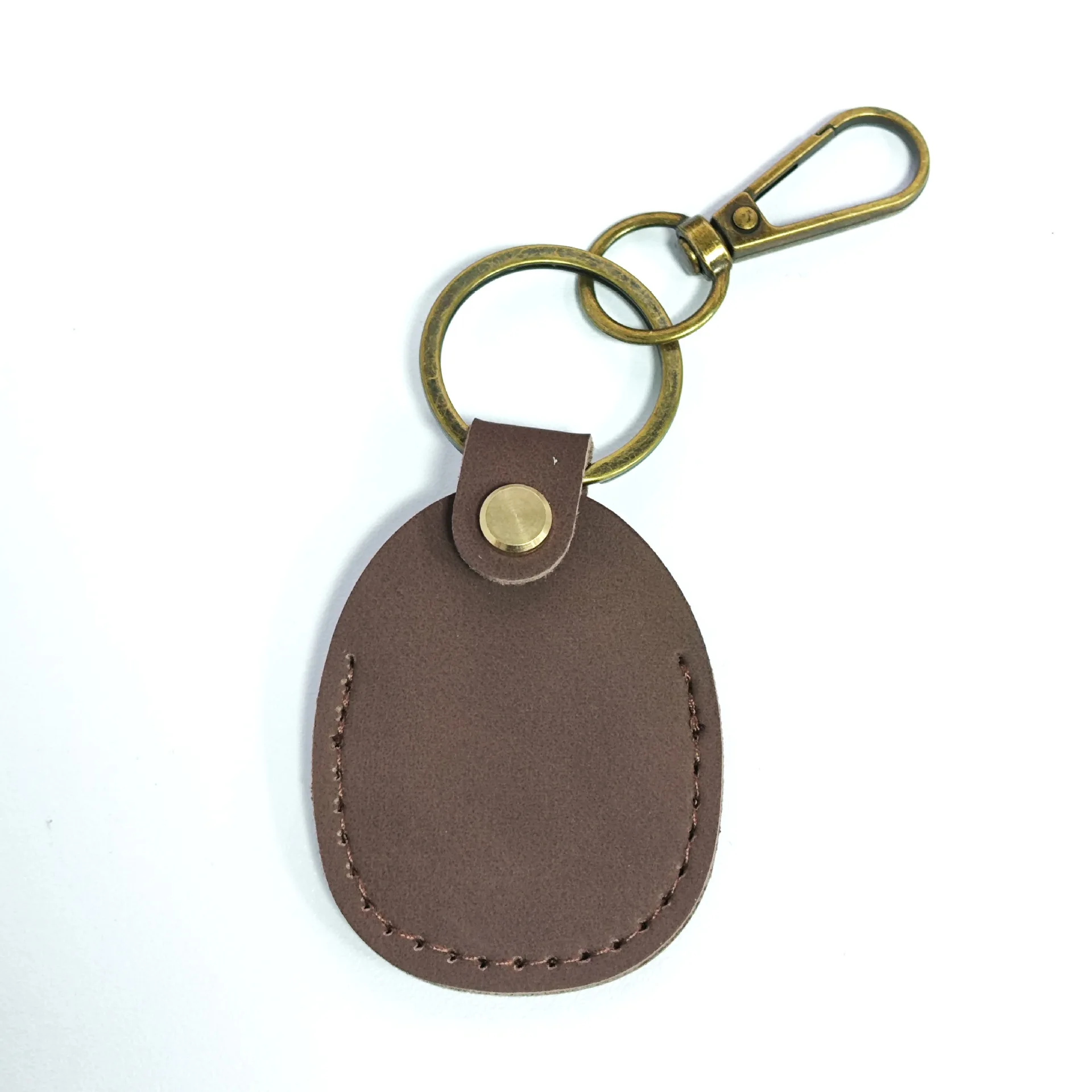Maßgefertigter Einzigartiger Leder-Tropfenförmiger Tragbarer Auto-Motorrad-Schlüsselanhänger Handgemachter Retro-Schlüsselring Zubehör-Anhänger Geschenk – Detail 10