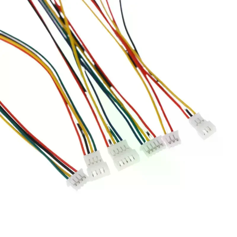 JST 1.25mm Micro Connector 10Pcs Cable Kit 2 3 4 5 6 Pin Male Female Plug Reliable For 3D Printer Wiring 5 Male + 5 Female