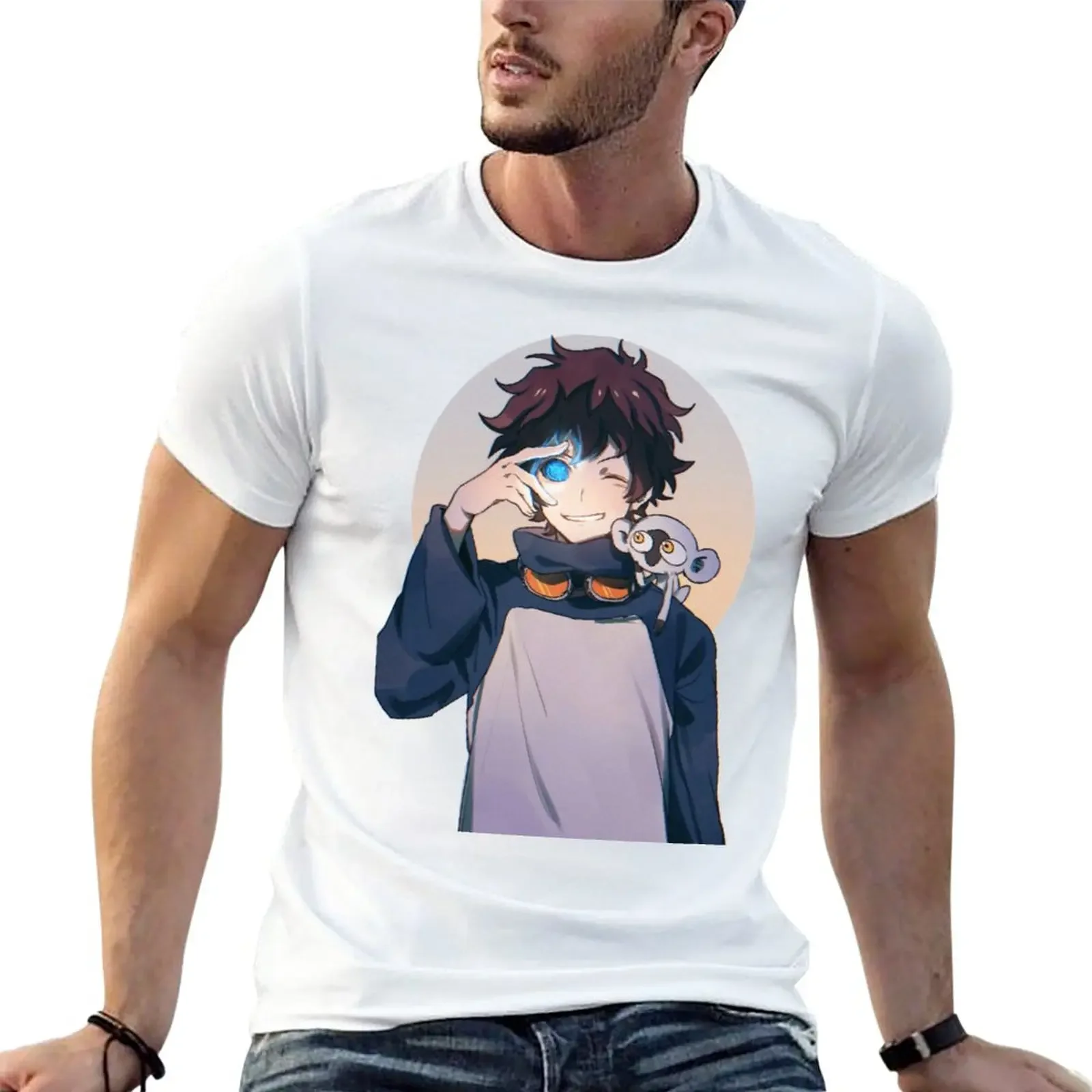 New Leonardo Watch - Kekkai sensen T-Shirt Tee shirt Blouse mens t shirts