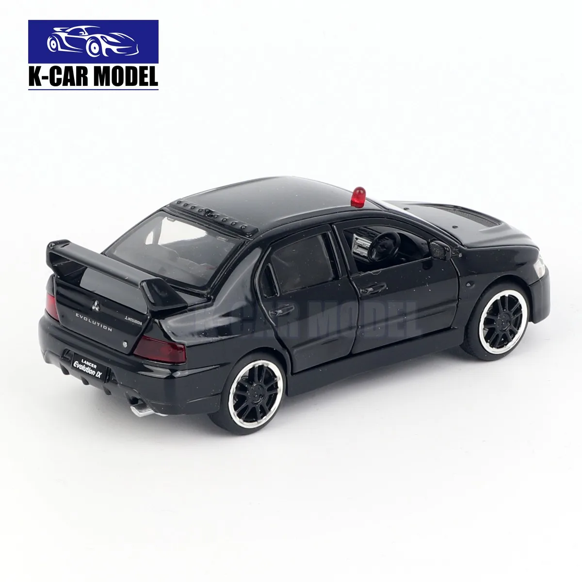 JKM 1/32 Lancer Evo IX 9 Alloy Car Model Diecast Metal Toy Vehicles Car Model Simulation Sound Light Collection Kids Gift