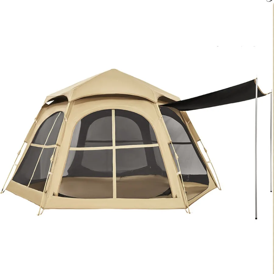 Double Slider Camping Tent Zipper Metal Yurt Beach Waterproof Tent Wedding Ultra Light Quickly Setup Outdoor Barraca Beach Bag