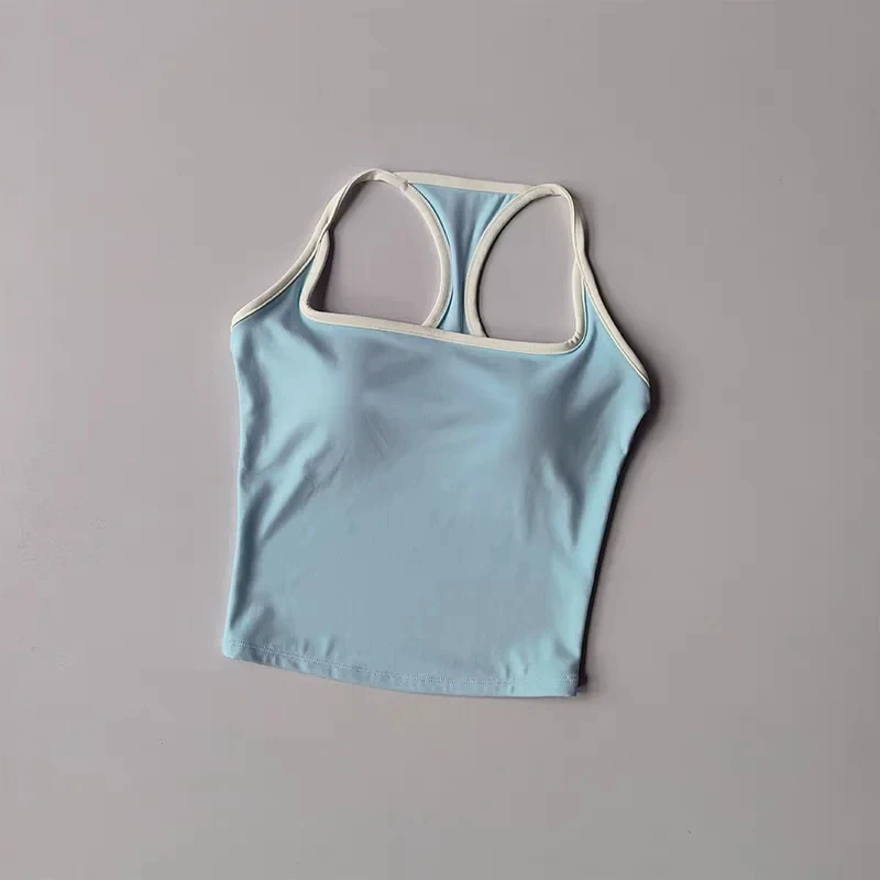 Frauen Pilates Tank Top Push-Up Sport-Bh Hohl Atmungsaktive Fitness Bhs Gym Yoga Weste Sexy Lauf Tops Sportswear – Detail 11