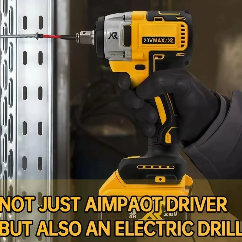 フィットデウォルト DCF880 リチウム電池ブラシレスインパクトレンチ取り外し可能なタイヤ高トルク高速強力な分解ツール