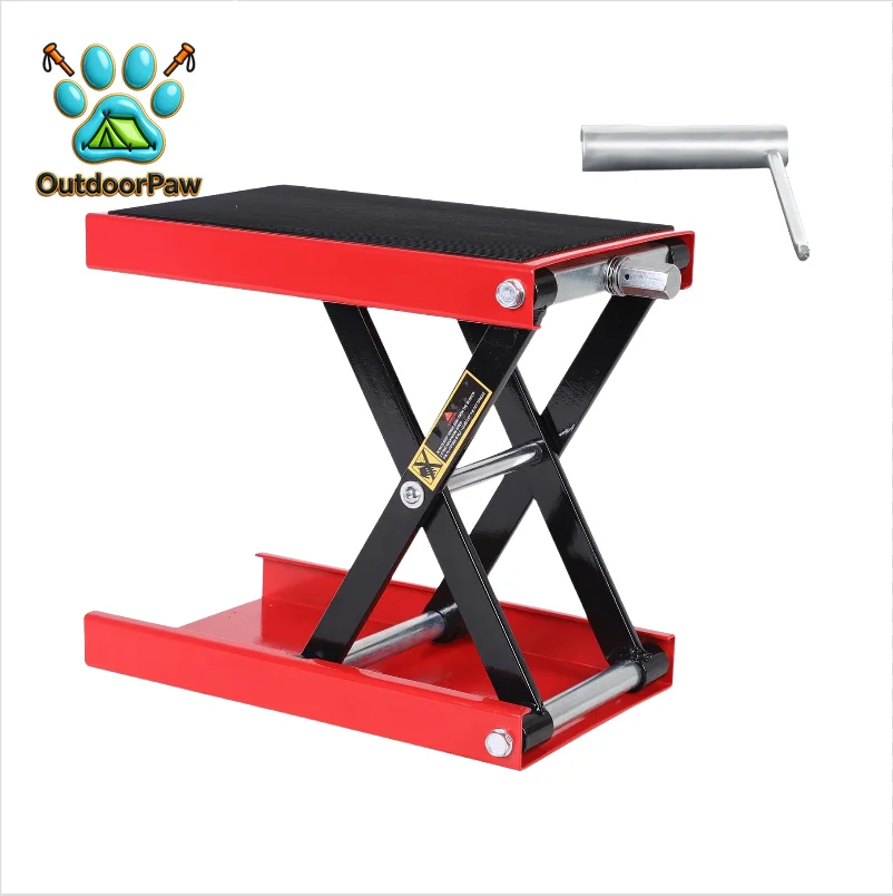 800lbs-1500lbs Hydraulic Motorcycle Air Lift Table Hot Sell Fixed Type Scissor Jack Model Number Car Jacks