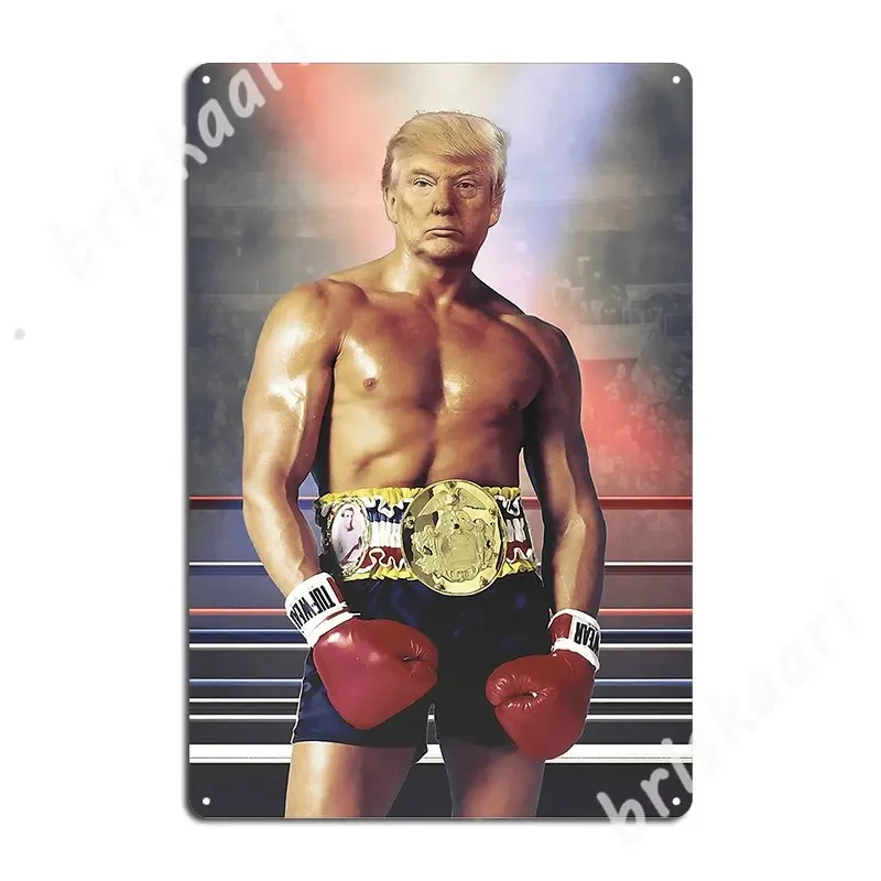 Trump Rocky Poster - Quality In Description Metal Signs Wall pub Home Vintage Poster Tin sign Posters