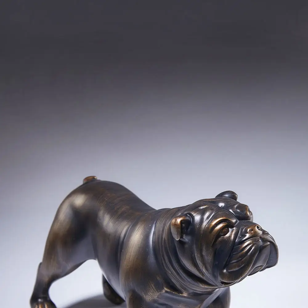 Modern Resin Greyhound Figurine Antique Bronze Style Sculpture Home Decor Craft For Living Room Office Tabletop