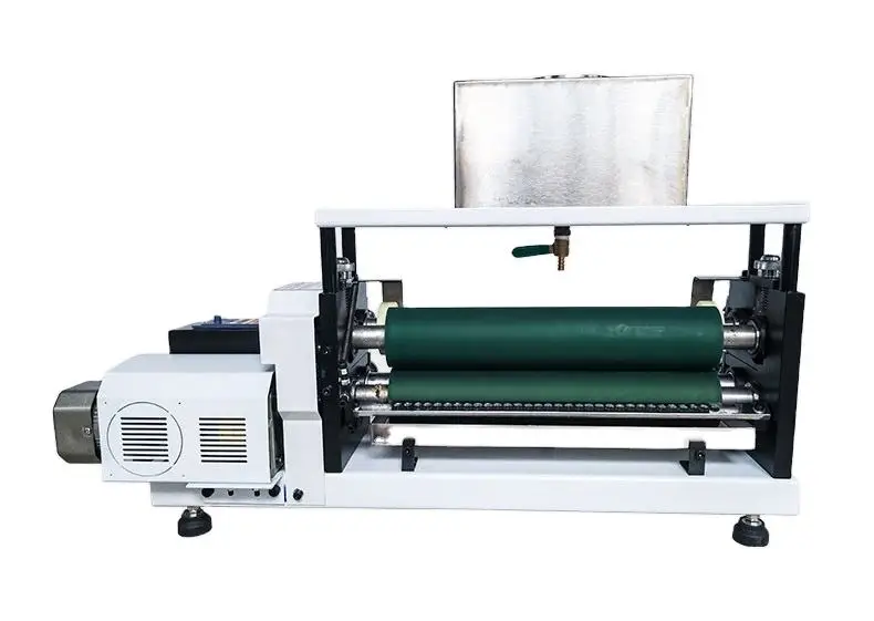 Electric White Glue Coater Adjustable Speed Bonding Machine Water Based Adhesive Roller Glue Machine Double Sided Gluing Machine
