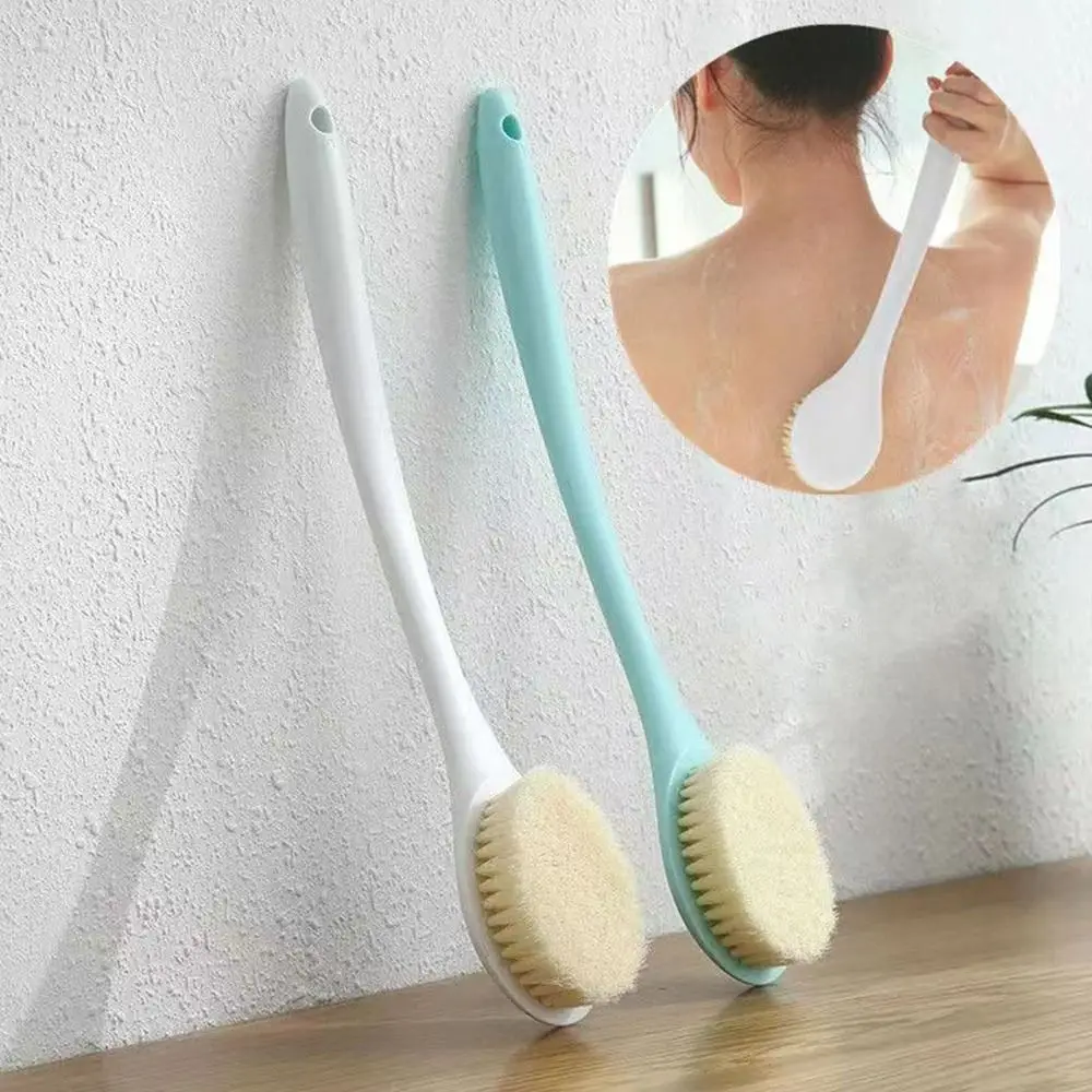 

Useful Long Handle Bath Brush Massager Cleaning Tools Body Exfoliating Brush Soft Back Rubbing Rubbing Back Artifact