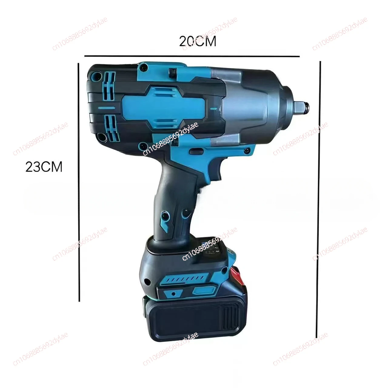 Brushless 2000N Rechargeable Lithium Electric Wrench with Extra Large Torque, Industrial Grade Lithium Electric Wrench