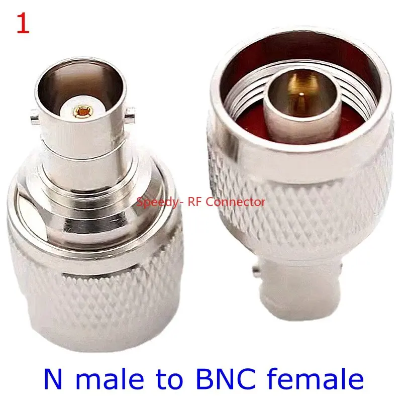 2Pcs/lot L16 N Type Connector Q9 BNC to N Male Female Coaxial Test Converter Adapter RF Transmission Cable N To BNC Brass Copper