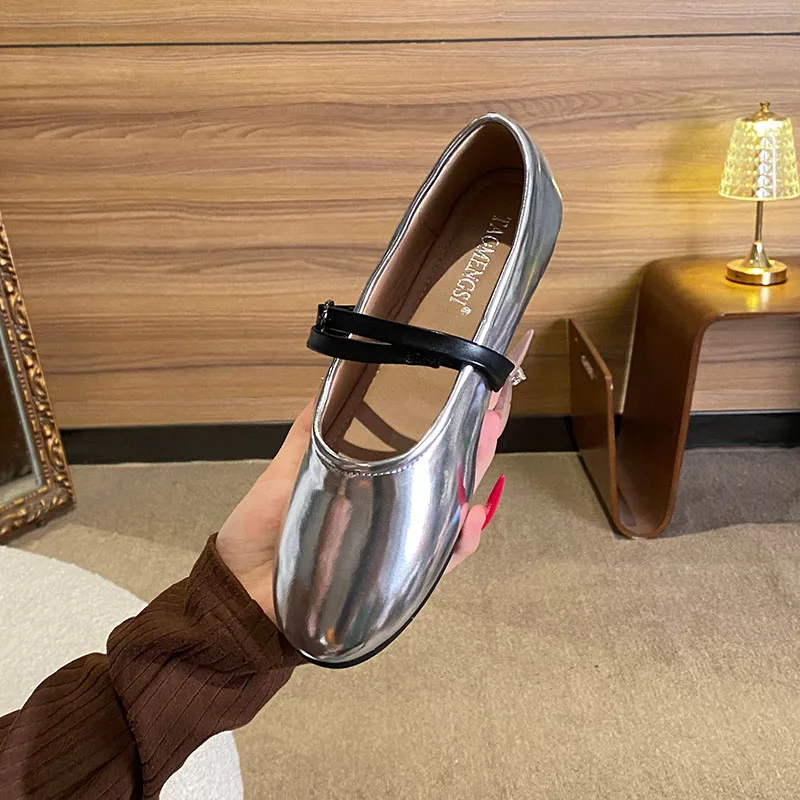 

Retro Women's Mary Jane Shoes Fashion Lolita Casual Shoes for Woman Exquisite Round Head Flat Shoes Designer Shoes Zapatos Mujer