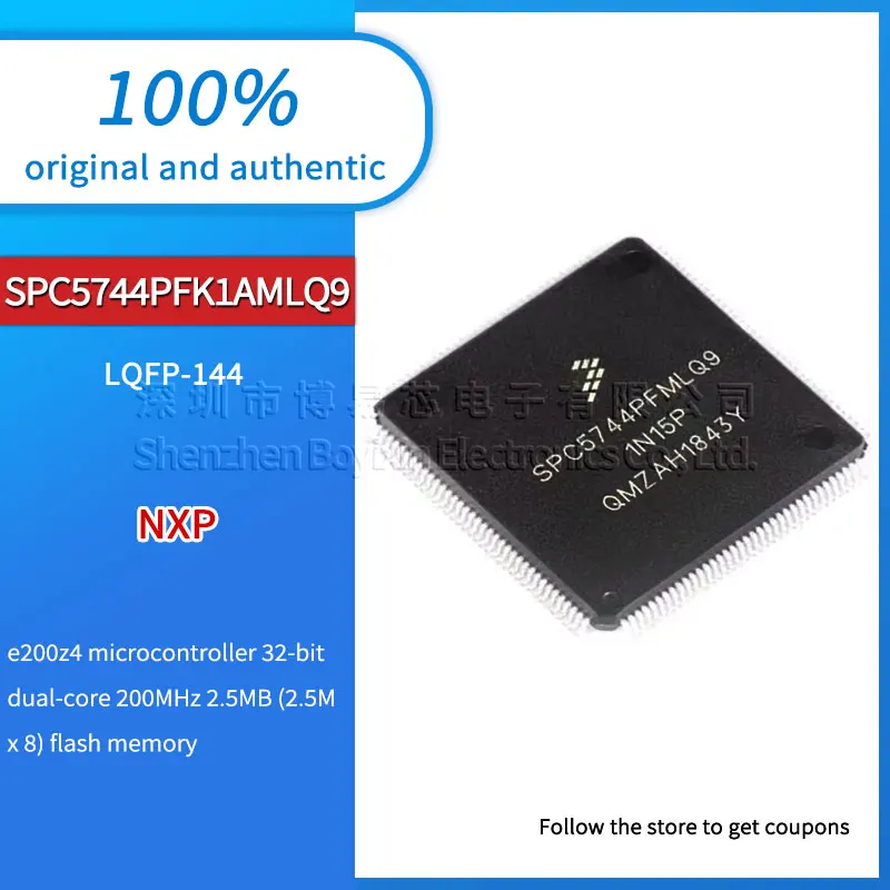 

Original genuine SPC5744PFK1AMLQ9 package LQFP-144