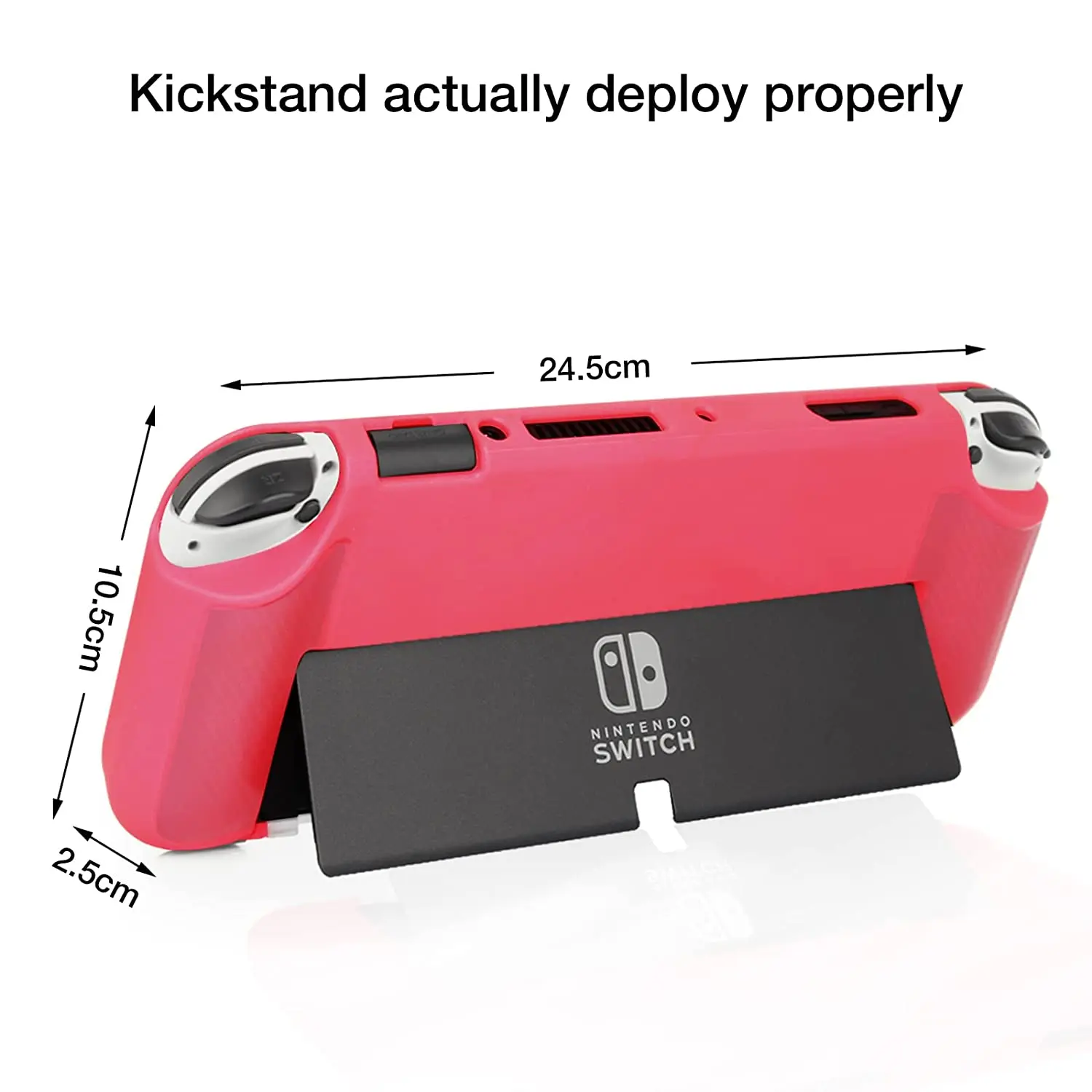 Casing untuk Nintendo Switch OLED Model 2021TPU Grip dan Casing Pelindung PC Kompatibel dengan Konsol Nintendo Switch OLED