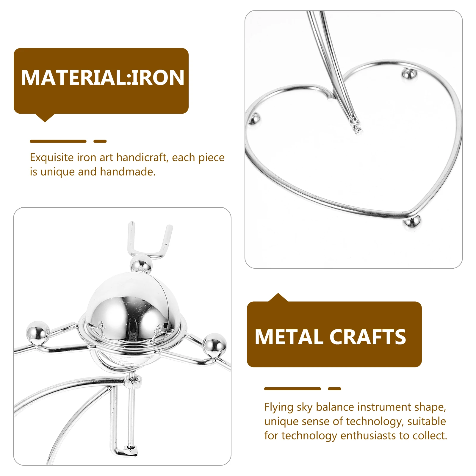 

Balance Ornaments Toy Metal Desk Accessories Office Gadgets Geometry Iron Novelty Baby Balanced