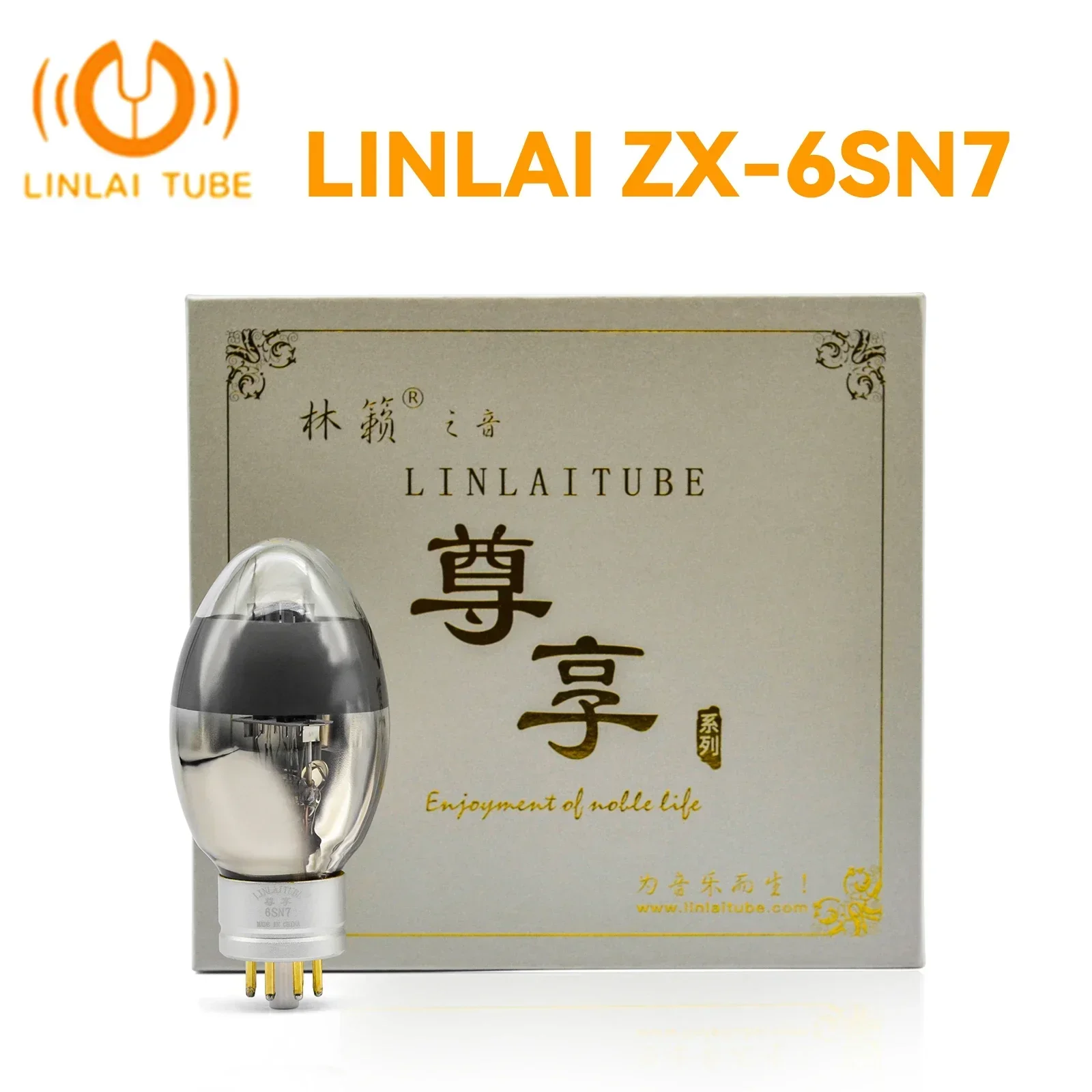 

LINLAI ZX-6SN7 6SN7ZX Vacuum Tube Upgrade 6SN7 CV181 6N8P 5692 6H8C 6SN7C Audio Valve Electronic Tube Amp Diy Matched Aogutx