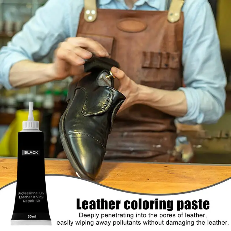 60ml*2 Leather Filling Paste Natural Leather Filler Repair Compound Leather Restoration Cream Car Leather Conditioner Cleaner