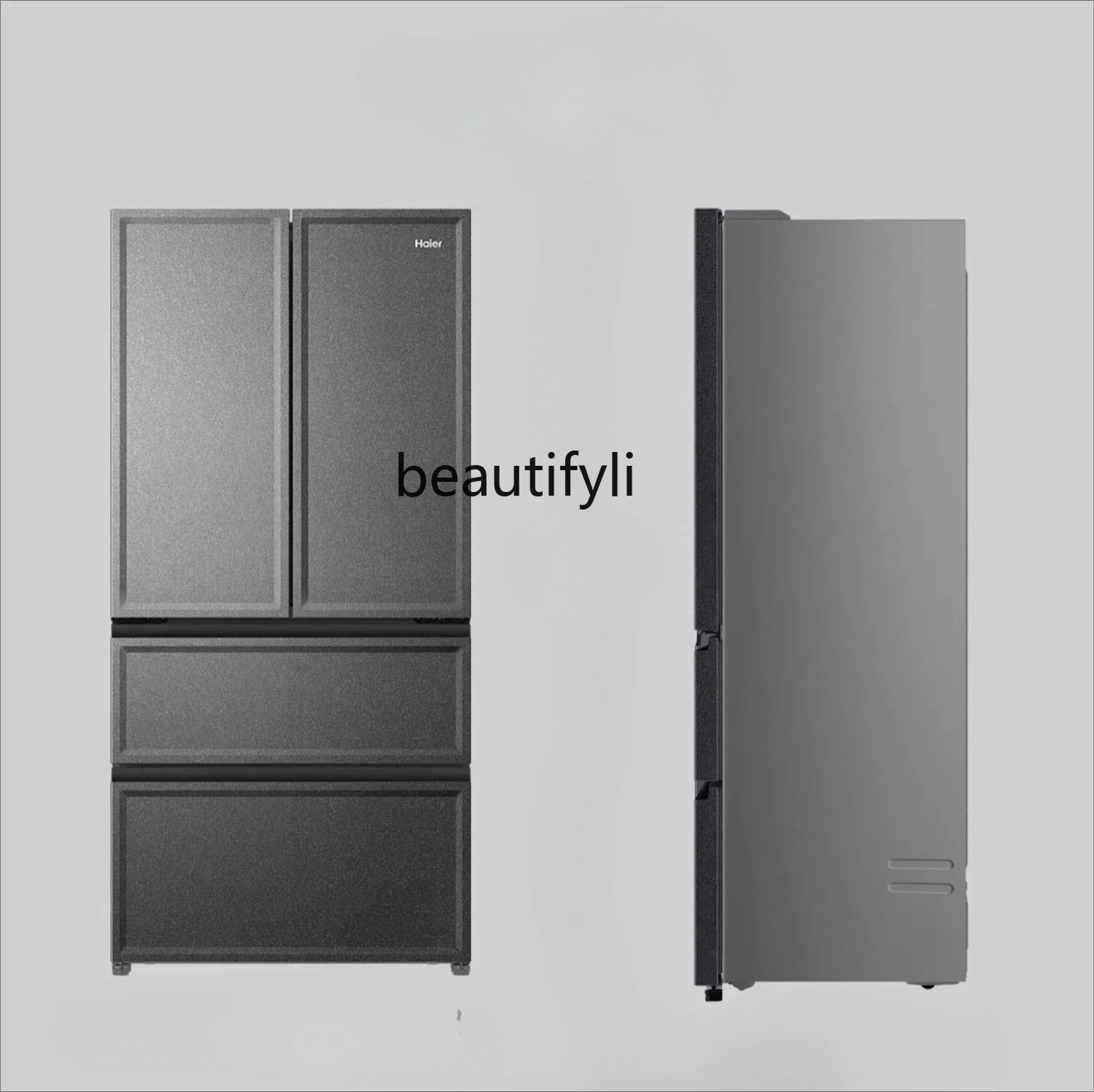 

460L French multi-door space fresh-keeping ultra-thin embedded household air-cooled frost-free refrigerator