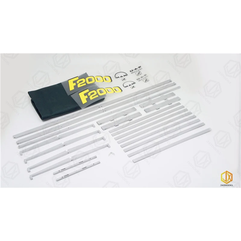 RC 1/14 Speelgoed Truck Stake Bed Aluminium Kit Versie Voor JXMODEL 1/14 RC Truck Trailer Kipper Voor MAN F2000 Onderdelen Meubi