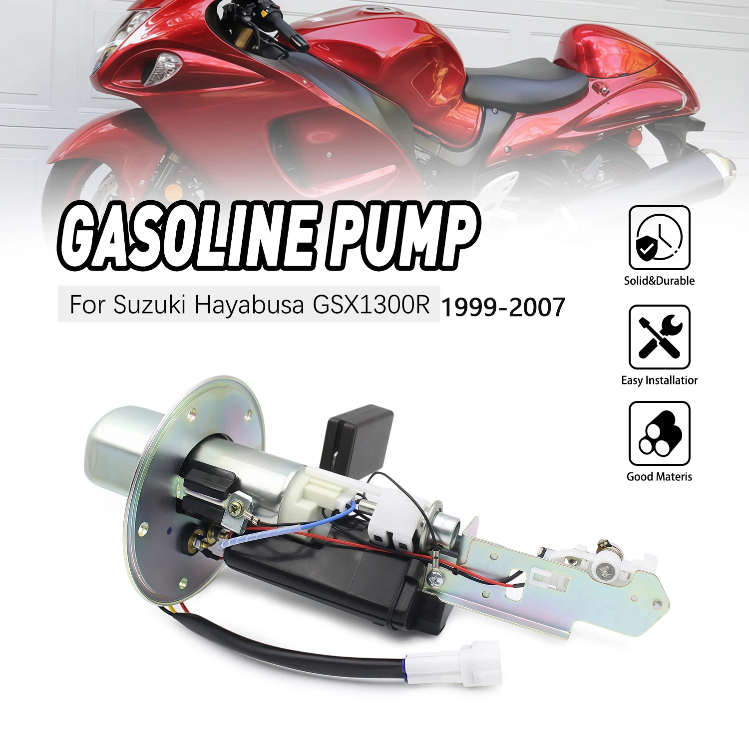 

Motorcycle Fuel Pump Assembly 15100-24FB0 15100-24FA0 For Suzuki Hayabusa GSX1300RZ GSX1300R 1999-2007 UC-T30SU7