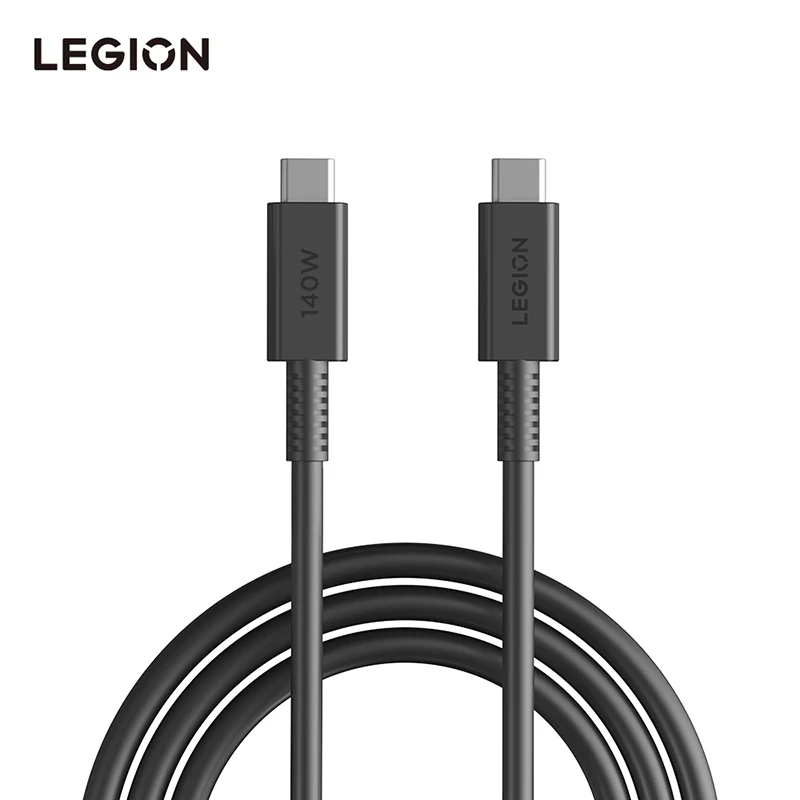 Оригинальный кабель Lenovo Legion USBC — USB-C для передачи данных для Lenovo GaN C140, адаптер 140 Вт, 1,5 м, чип E-MARK, быстрая зарядка, обнаружение безопасности