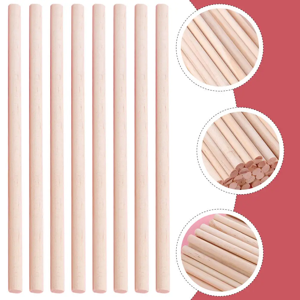 10Pcs Wooden Rhythm Sticks Kids Percussion Instruments Musical Educational Toys for Creative Learning