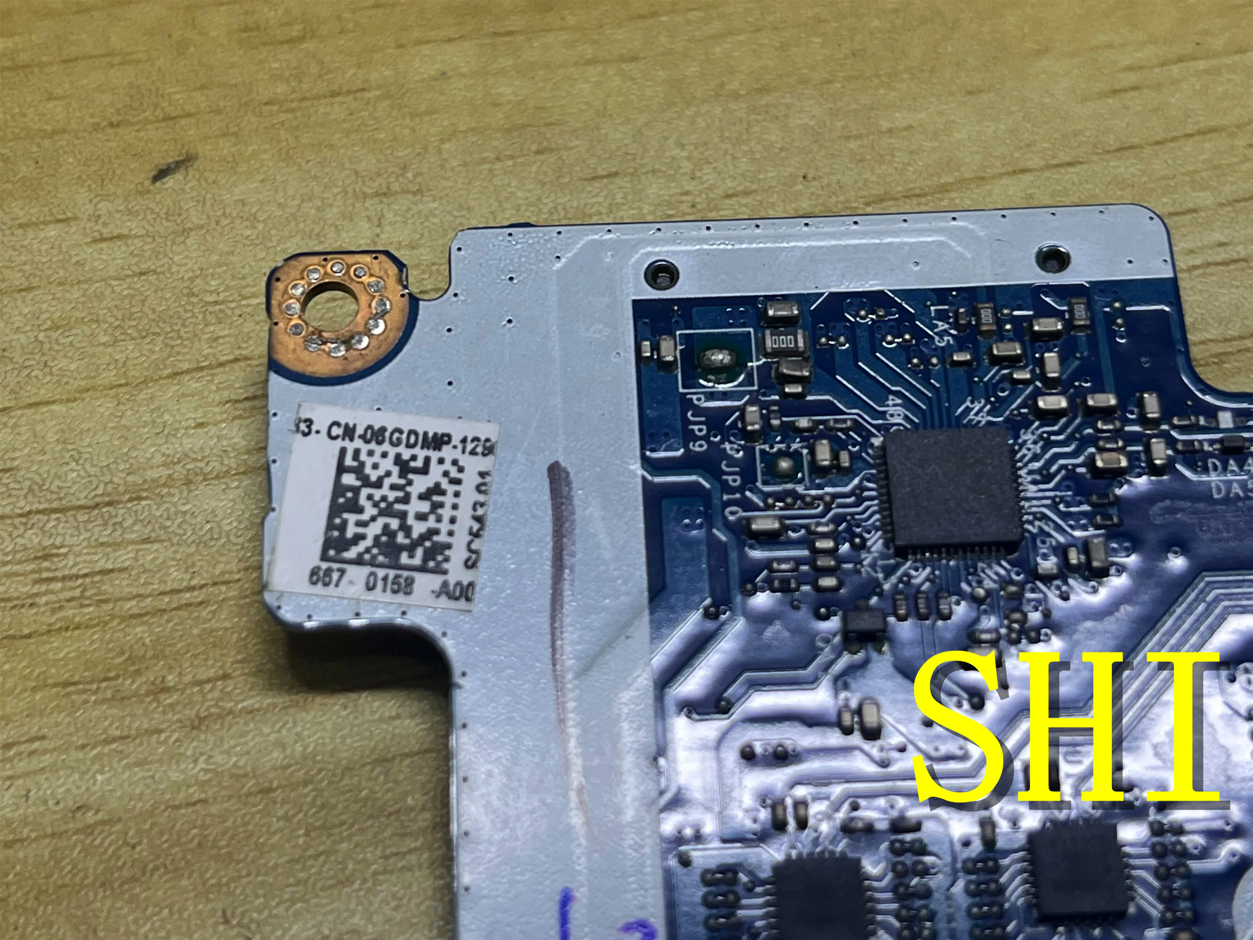 06GDMP FOR Dell 6GDMP FOR Precision 7510 Right Side Daughterboard USB Audio SD Card Reader LS-C543P 100% Test Ok