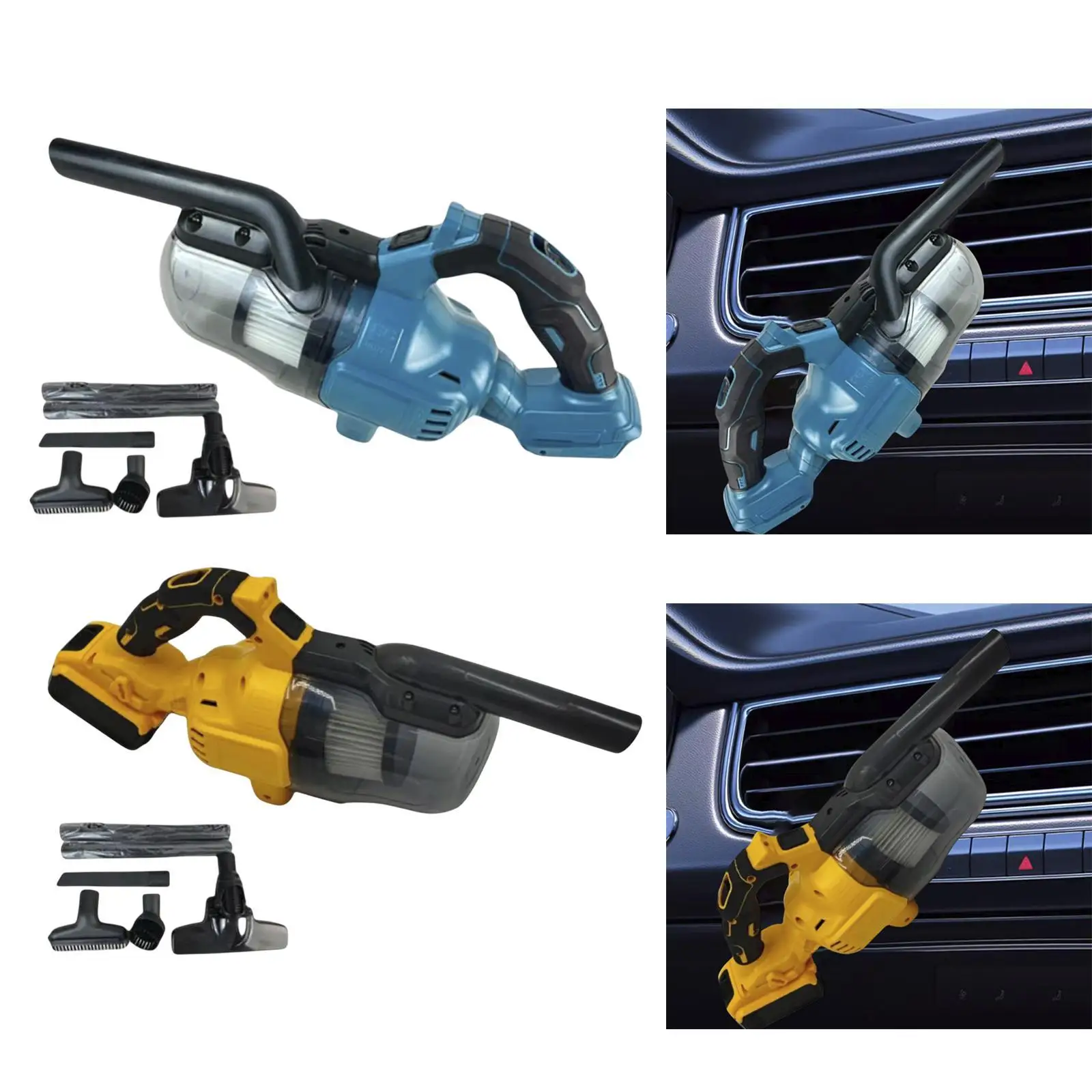 強力な吸引力を備えた家庭用および車用のコードレスハンドヘルド掃除機