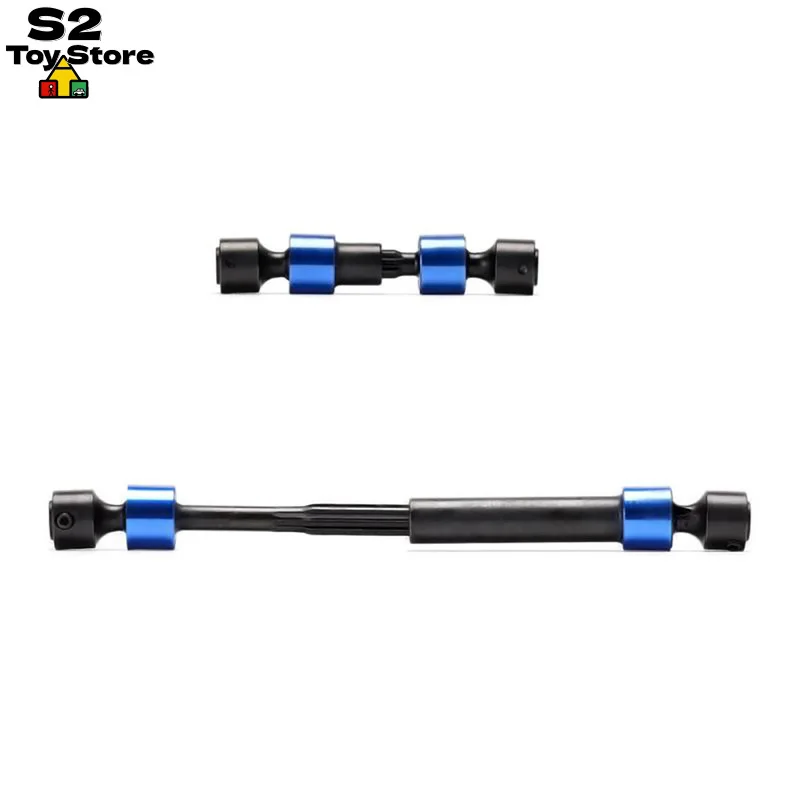 Steel Splined Center Drive Shaft Replacement Parts Heavy Duty Upgrade for 1/10 Scale RC Off-Road Vehicles