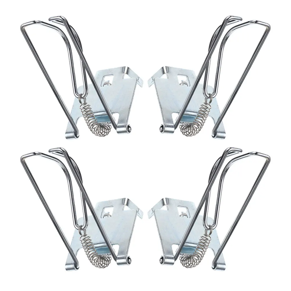 

4Pcs Metal Universal Cash Register Clips Replacement Cash Drawer Tray Organizer Money Holder Insert Hardware Money Box Insert