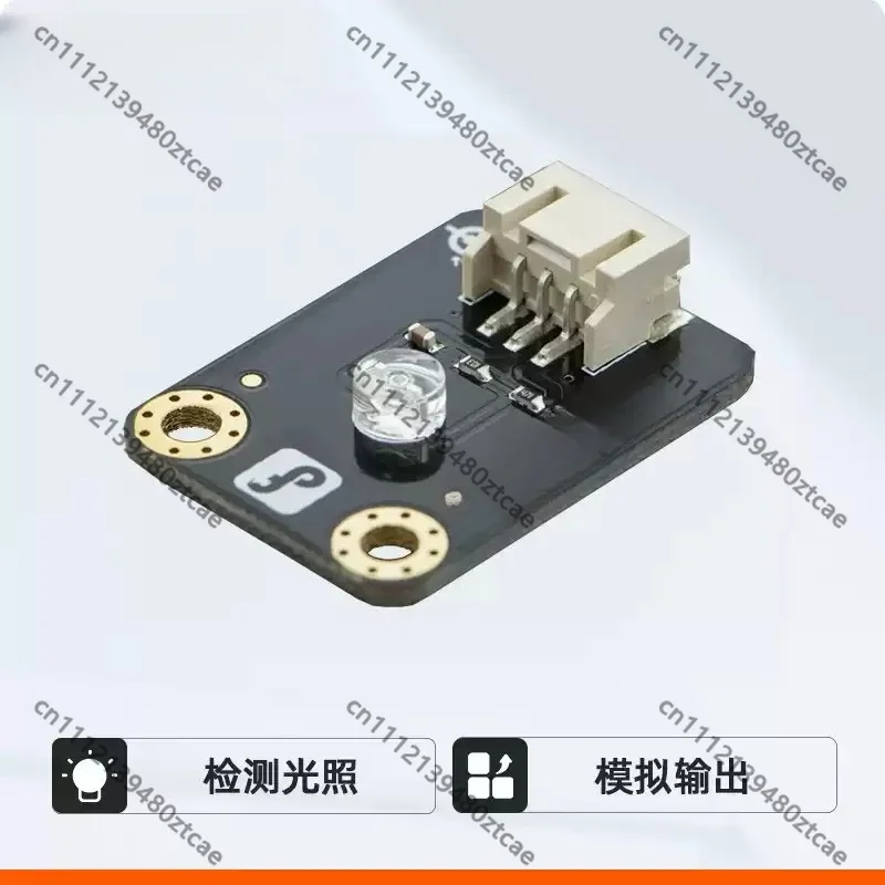 Light Sensor DFRobot Gravity, Brightness Detect Module Accessory for Student Coding Automatic Light Control Experiment