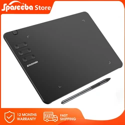 SPASEEBA-Tablette de plongée T605 pour dessin, peinture et jeux OSU, stylo d'art ultra fin avec stylet numérique 8192 recyclable